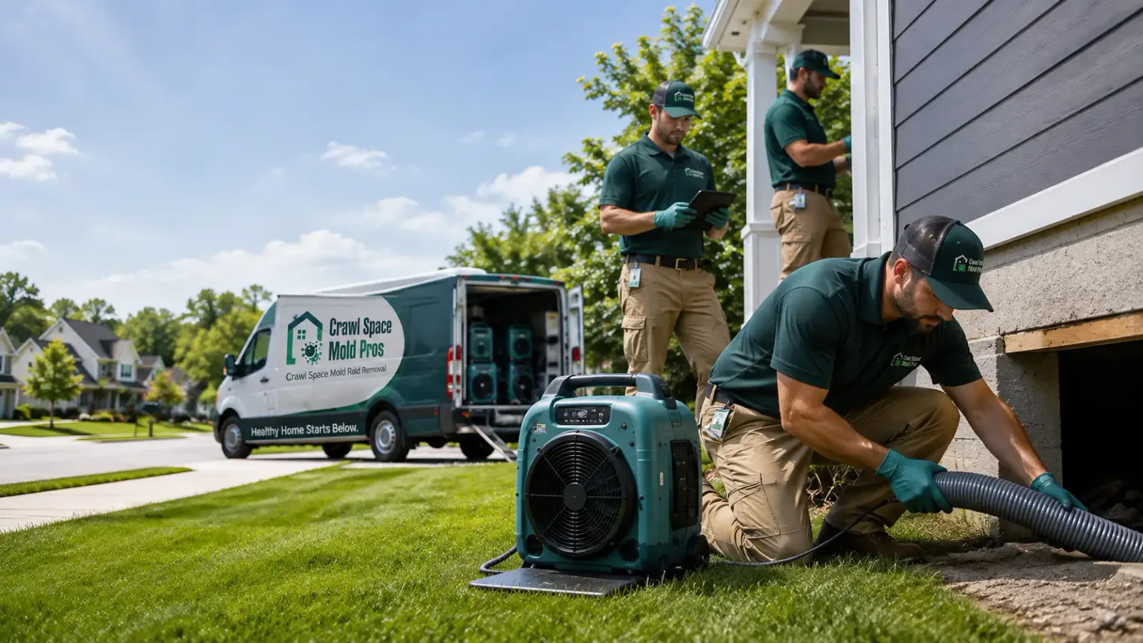 Crawl Space Mold Removal in Bouse, AZ